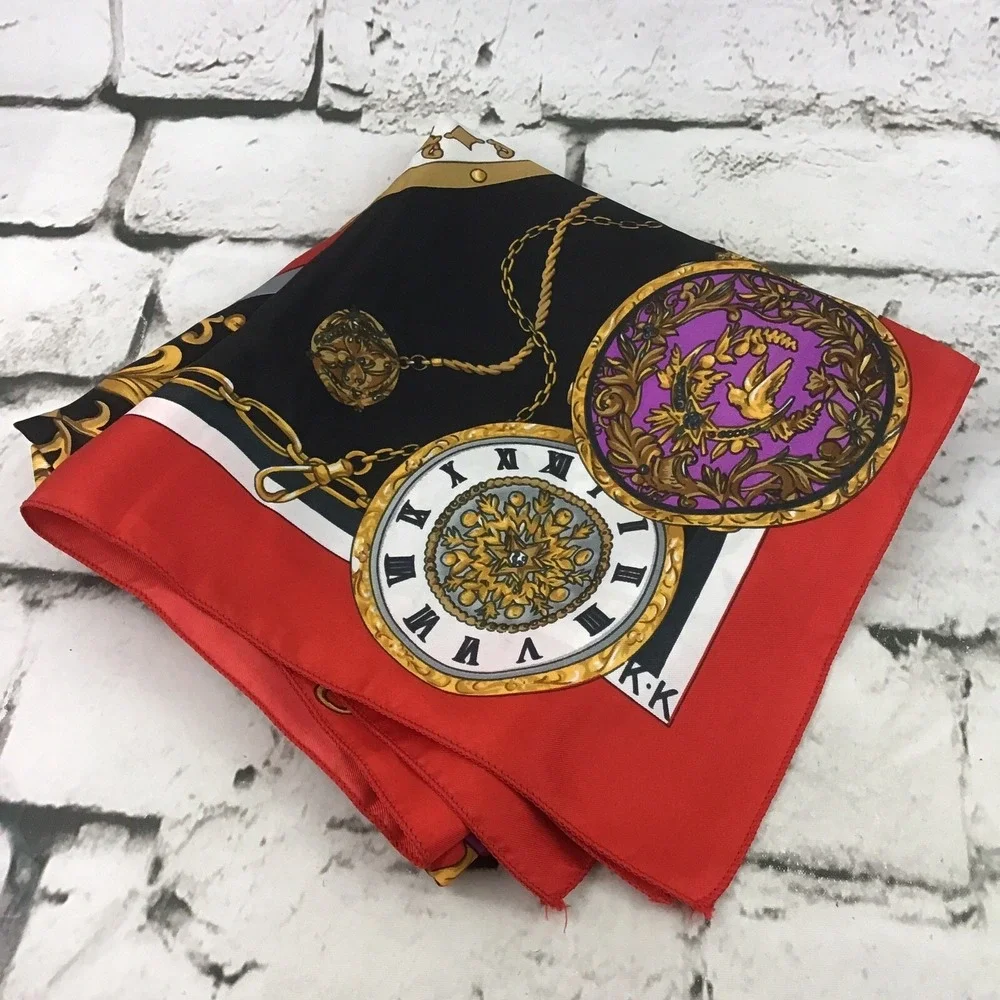 Vintage handkerchief Scarf 34